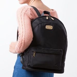 Michael Kors Nylon Backpack. Gold hardware
